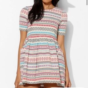 Sister Jane - Boho Embroidered Kidcore Mini Dress - small